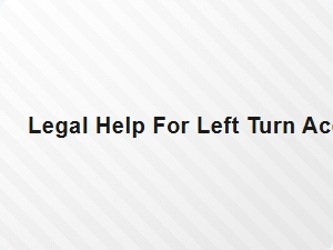 Legal Help for Left Turn Accident Victims in Colorado